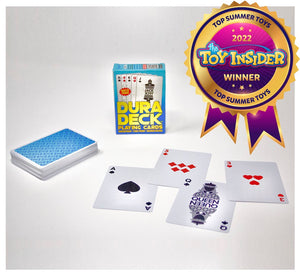 DuraDeck Playing Cards -🏆🏆 Hot Summer Toy by Toy Insider🏆🏆 Waterproof•Tearproof•Refined Design