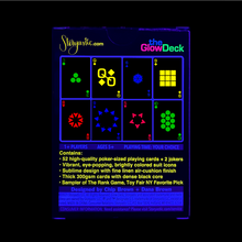 Load image into Gallery viewer, GlowDeckTM Fluorescent Playing Cards -๐๐ Top Holiday Toy by Toy Insider๐๐