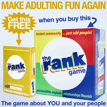 Load image into Gallery viewer, The Rank Game Bundle -- MORE ADULTING PACK IS YOURS FREE!