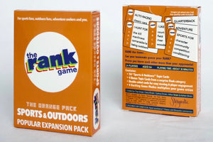 The Rank Game Expansion Pack: Sports & Outdoors (Orange Pack)