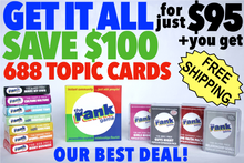 Load image into Gallery viewer, The Rank Game Bundle - Main Game (3 packs) + All 11 Expansion Packs = 14 packs –– SAVE $100!