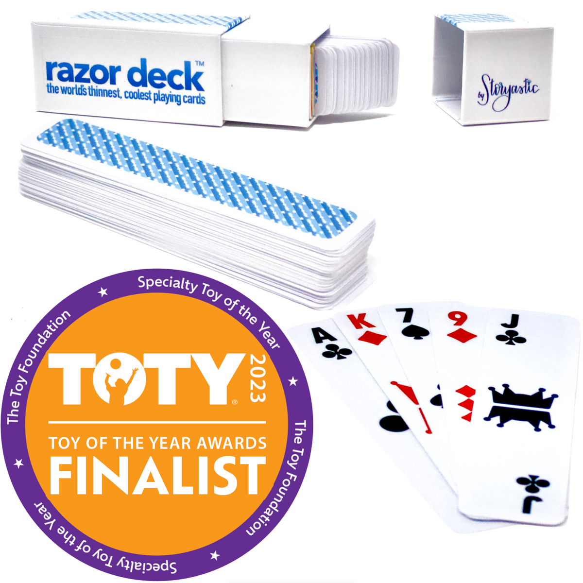 Razor Cardris Razor Deck: The World's Thinnest, Coolest Playing Cards – Storyastic