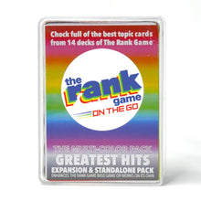 Load image into Gallery viewer, The Rank Game: Greatest Hits On-the-Go (Standalone &amp; Expansion Pack)