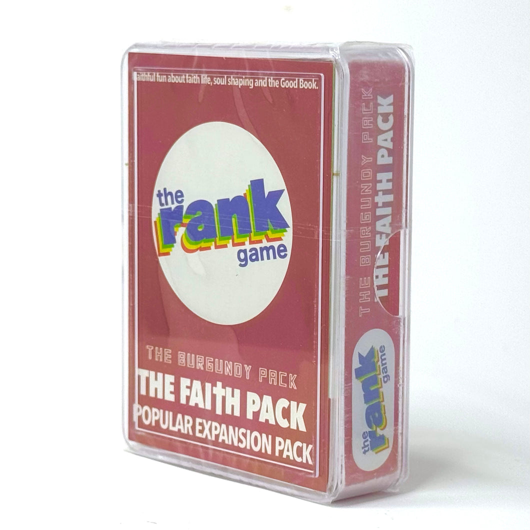 The Rank Game: Faith Pack (Standalone & Expansion Pack)