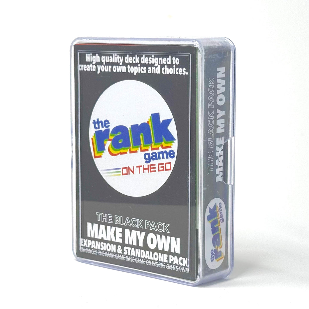 The Rank Game: Make My Own Pack (Standalone & Expansion Pack)