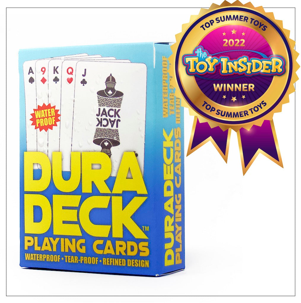 DuraDeck Playing Cards -🏆🏆 Hot Summer Toy by Toy Insider🏆🏆 Waterproof•Tearproof•Refined Design
