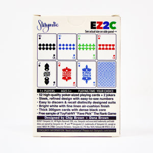 EZ2C (Easy to See) Playing Cards – Readable Font • Classy Design • Distinguishable Suits & Colors