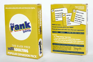 The Rank Game Expansion Pack: MORE Adulting (Dijon Pack) (dark yellow)