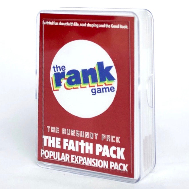The Rank Game Expansion & Standalone Pack: Faith Pack (Burgundy Pack)