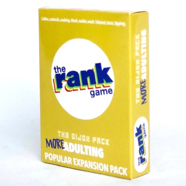 The Rank Game Expansion Pack: MORE Adulting (Dijon Pack) (dark yellow)