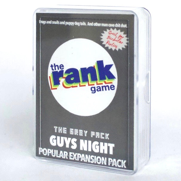 The Rank Game Expansion & Standalone Pack: Guys Night (Grey Pack)