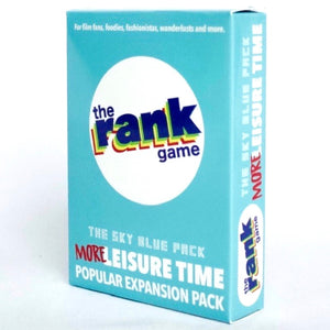 The Rank Game Expansion Pack: MORE Leisure Time (Sky Blue Pack)